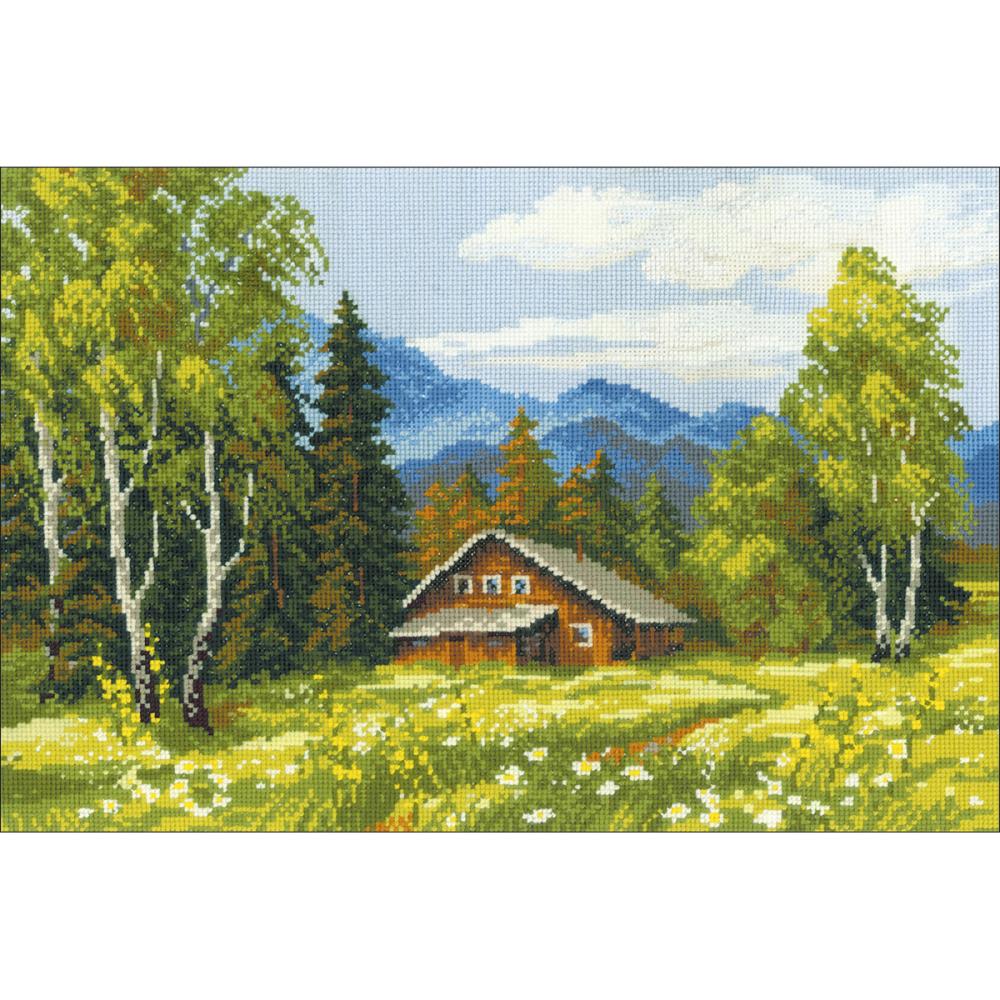 Swiss Chalet (14 Count) Counted Cross Stitch Kit